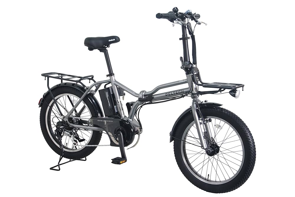 電動自転車 折りたたみ PELTECH(ペルテック) 外装6段変速 20インチ PELTECH 送料無料 電動アシスト 自転車 20インチ 折りたたみ